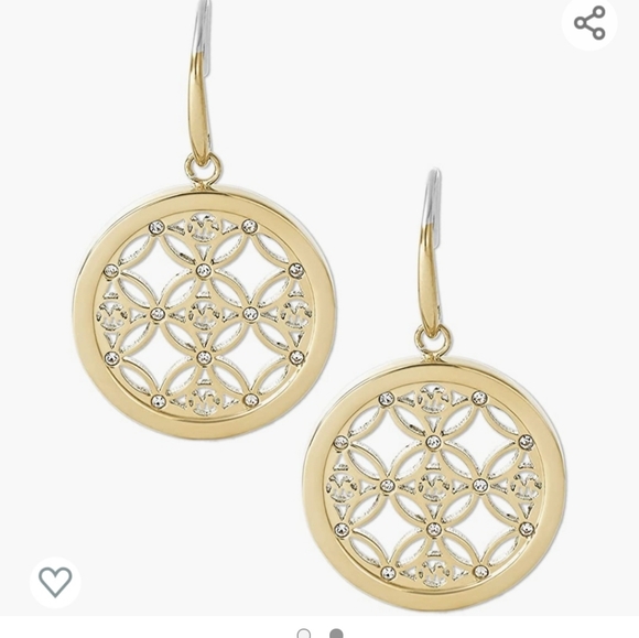 MICHAEL Michael Kors Jewelry - SOLD SANDRA/MICHAEL KORS EARRINGS LOGO FILIGREE.
